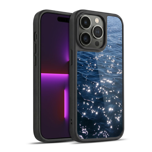 PLdesign Water Sparkly Sea Waves Gel Armour Case For Apple iPhone 14 Pro