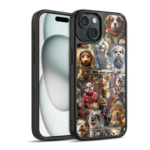 D.S. Valori Kitty And Puppy Puppy Kingdom Gel Armour Case For Apple iPhone 15