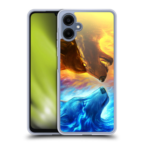 Jonas "JoJoesArt" Jödicke Wildlife Fire And Ice Soft Gel Case for Samsung Galaxy A06 4G / 5G