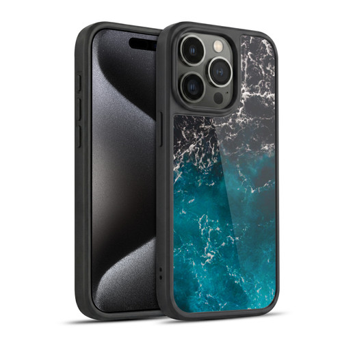 PLdesign Water Ombre Sea Gel Armour Case For Apple iPhone 15 Pro