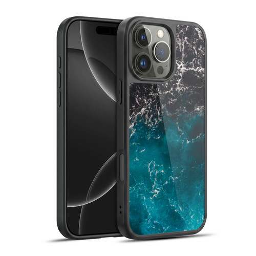 PLdesign Water Ombre Sea Gel Armour Case For Apple iPhone 16 Pro Max