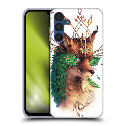 Jonas "JoJoesArt" Jödicke Wildlife Fox Coloured Soft Gel Case for Samsung Galaxy A15 & MagSafe