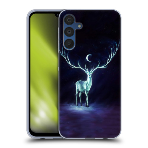 Jonas "JoJoesArt" Jödicke Wildlife Nightbringer Soft Gel Case for Samsung Galaxy A15 & MagSafe