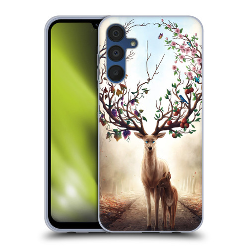 Jonas "JoJoesArt" Jödicke Wildlife Seasons Soft Gel Case for Samsung Galaxy A15 & MagSafe