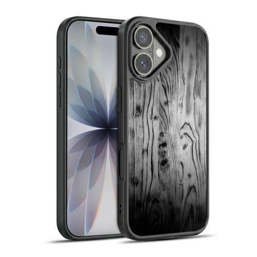 PLdesign Wood Prints Rustic Vintage Gray Burnt Gel Armour Case For Apple iPhone 17