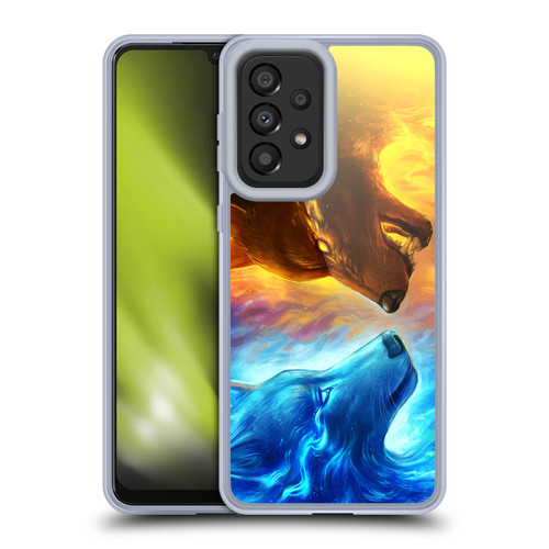 Jonas "JoJoesArt" Jödicke Wildlife Fire And Ice Soft Gel Case for Samsung Galaxy A33 5G (2022)