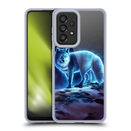 Jonas "JoJoesArt" Jödicke Wildlife Ice Fox Soft Gel Case for Samsung Galaxy A33 5G (2022)
