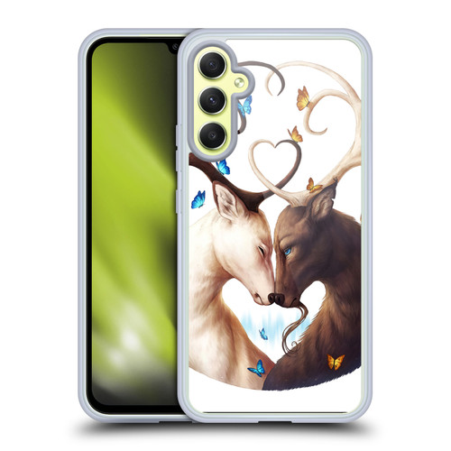 Jonas "JoJoesArt" Jödicke Wildlife Deer Soft Gel Case for Samsung Galaxy A34 5G