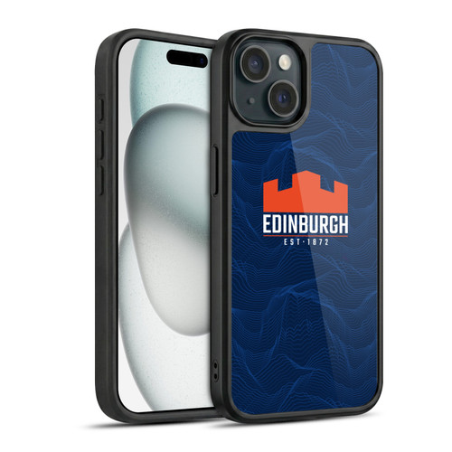 Edinburgh Rugby 2024/25 Crest Kit Home Gel Armour Case For Apple iPhone 15