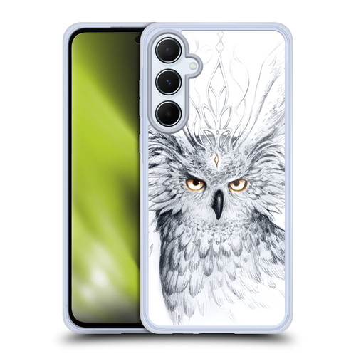 Jonas "JoJoesArt" Jödicke Wildlife Owl Soft Gel Case for Samsung Galaxy A55 5G