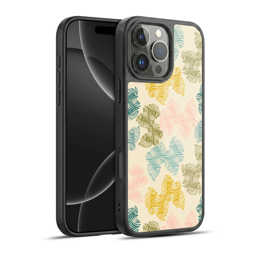 Gabriela Thomeu Art Zebra Green Gel Armour Case For Apple iPhone 16 Pro Max