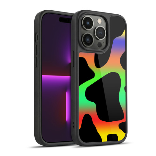 Grace Illustration Cow Prints Assorted Gel Armour Case For Apple iPhone 14 Pro