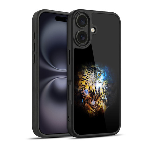 Riza Peker Animal Abstract Owl Splash Gel Armour Case For Apple iPhone 16