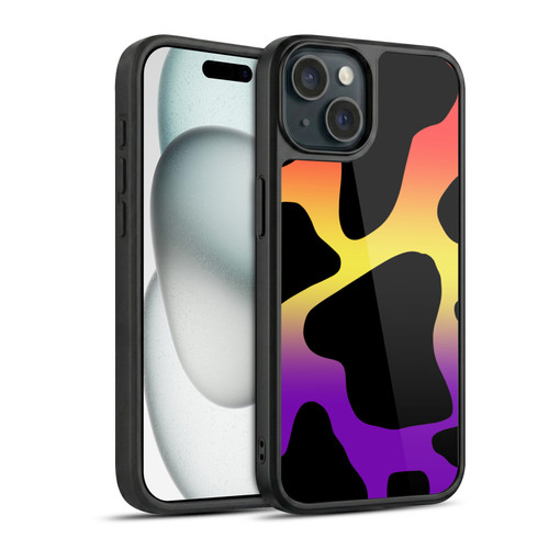 Grace Illustration Cow Prints Sunset Gel Armour Case For Apple iPhone 15