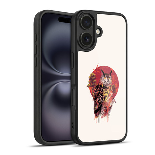 Riza Peker Animal Abstract Warm Owl Gel Armour Case For Apple iPhone 16