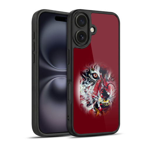 Riza Peker Animal Abstract Warm Tiger Gel Armour Case For Apple iPhone 16