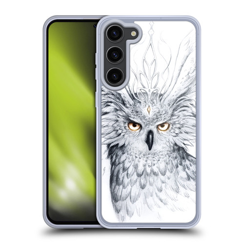 Jonas "JoJoesArt" Jödicke Wildlife Owl Soft Gel Case for Samsung Galaxy S23+ 5G & MagSafe