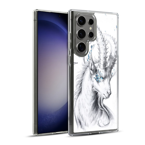 Jonas "JoJoesArt" Jödicke Wildlife Capricorn Soft Gel Case for Samsung Galaxy S23 Ultra 5G & MagSafe