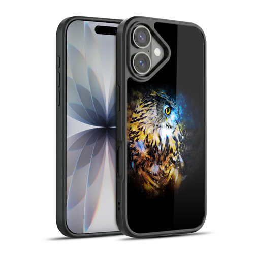 Riza Peker Animal Abstract Owl Splash Gel Armour Case For Apple iPhone 17