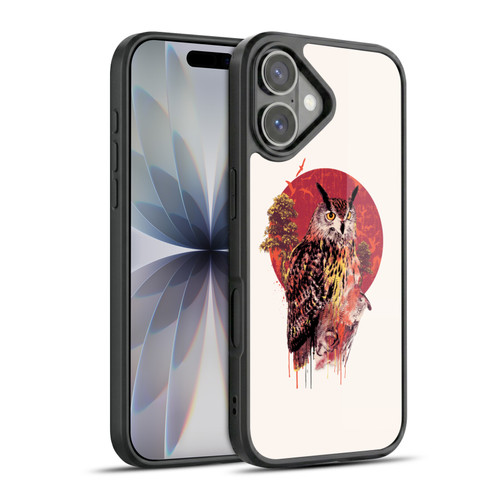 Riza Peker Animal Abstract Warm Owl Gel Armour Case For Apple iPhone 17