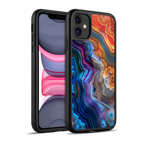 Haroulita Agates Multicolor Gel Armour Case For Apple iPhone 11