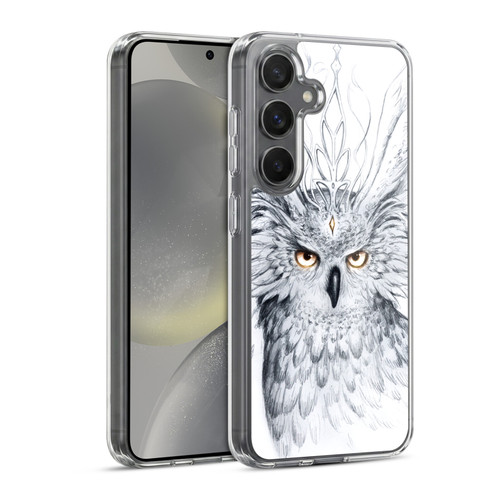 Jonas "JoJoesArt" Jödicke Wildlife Owl Soft Gel Case for Samsung Galaxy S24 5G & MagSafe