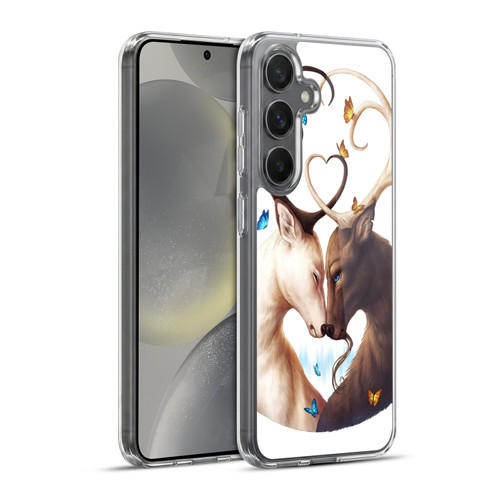 Jonas "JoJoesArt" Jödicke Wildlife Deer Soft Gel Case for Samsung Galaxy S24+ 5G & MagSafe