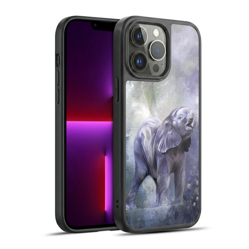 Simone Gatterwe Animals 3 Baby Elephant Gel Armour Case For Apple iPhone 13 Pro Max