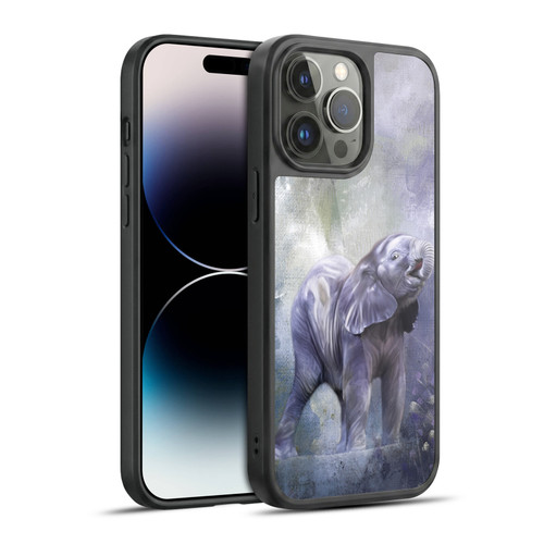 Simone Gatterwe Animals 3 Baby Elephant Gel Armour Case For Apple iPhone 14 Pro Max