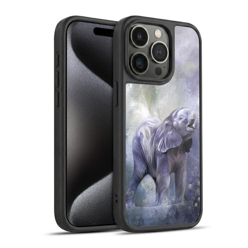 Simone Gatterwe Animals 3 Baby Elephant Gel Armour Case For Apple iPhone 15 Pro