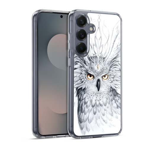 Jonas "JoJoesArt" Jödicke Wildlife Owl Soft Gel Case for Samsung Galaxy S25 & MagSafe
