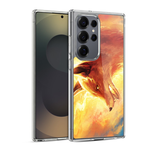 Jonas "JoJoesArt" Jödicke Wildlife Fire Fox Soft Gel Case for Samsung Galaxy S25 Ultra & MagSafe