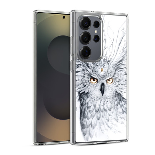 Jonas "JoJoesArt" Jödicke Wildlife Owl Soft Gel Case for Samsung Galaxy S25 Ultra & MagSafe