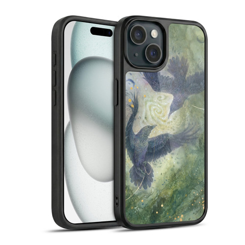 Stephanie Law Graphics Huginn And Muninn Gel Armour Case For Apple iPhone 15