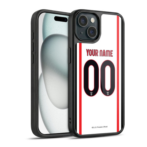 Custom Customised Personalised S.L. Benfica 2021/22 Kit Away Gel Armour Case For Apple iPhone 15