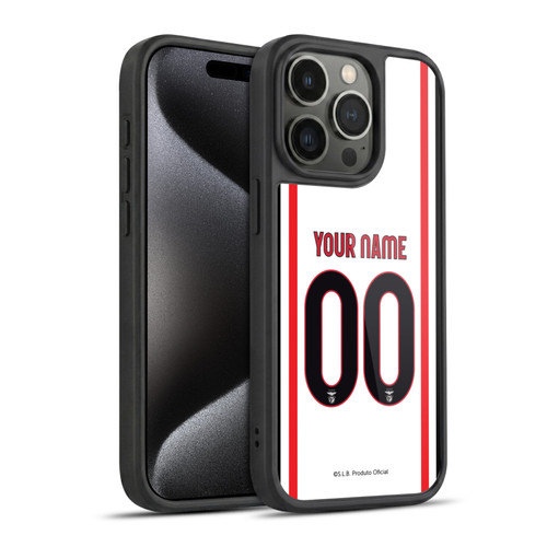 Custom Customised Personalised S.L. Benfica 2021/22 Kit Away Gel Armour Case For Apple iPhone 15 Pro