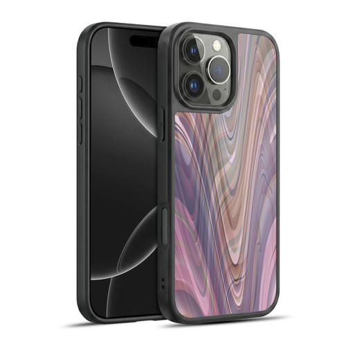 Suzan Lind Marble Swirls Neutral Tones Gel Armour Case For Apple iPhone 16 Pro Max
