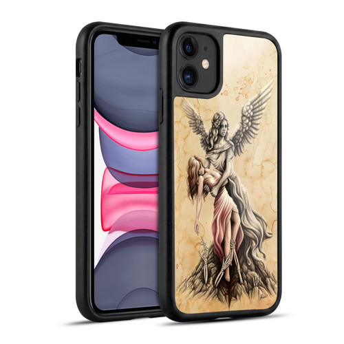 Sarah Richter Gothic Stone Angel Gel Armour Case For Apple iPhone 11