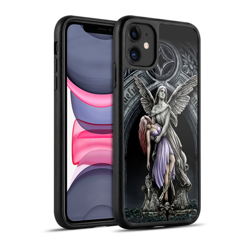 Sarah Richter Gothic Stone Angel With Skull Gel Armour Case For Apple iPhone 11