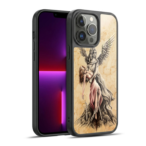 Sarah Richter Gothic Stone Angel Gel Armour Case For Apple iPhone 13 Pro Max