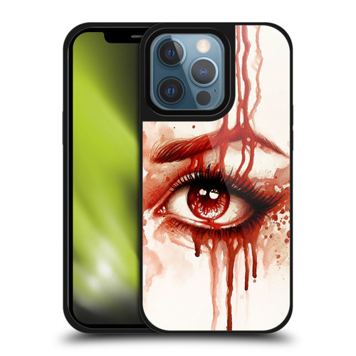 Sarah Richter Gothic Woman Eye Gel Armour Case For Apple iPhone 13 Pro