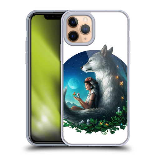 Jonas "JoJoesArt" Jödicke Wildlife 2 Wolf Princess Soft Gel Case for Apple iPhone 11 Pro & MagSafe