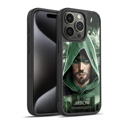 Arrow TV Series Graphics Oversized Gel Armour Case For Apple iPhone 15 Pro