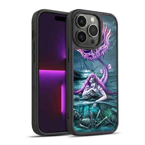 Sarah Richter Gothic Mermaid With Skeleton Pirate Gel Armour Case For Apple iPhone 14 Pro