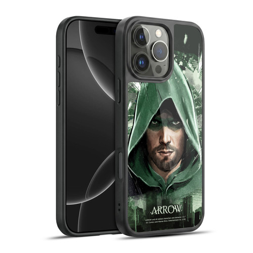 Arrow TV Series Graphics Oversized Gel Armour Case For Apple iPhone 16 Pro Max