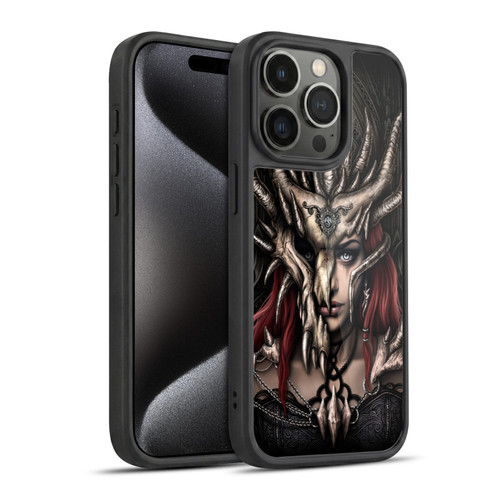 Sarah Richter Gothic Warrior Girl Gel Armour Case For Apple iPhone 15 Pro