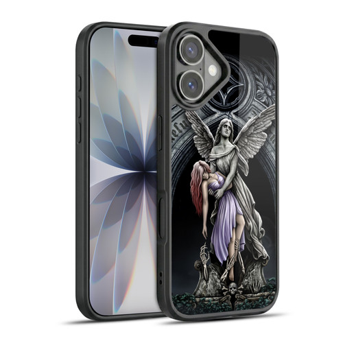 Sarah Richter Gothic Stone Angel With Skull Gel Armour Case For Apple iPhone 17