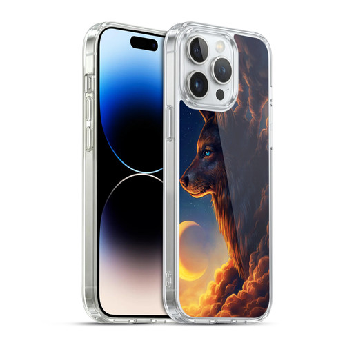 Jonas "JoJoesArt" Jödicke Wildlife 2 Golden Moon Soft Gel Case for Apple iPhone 14 Pro Max & MagSafe