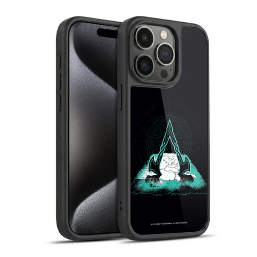 Assassin's Creed Valhalla Compositions Crest And Map Gel Armour Case For Apple iPhone 15 Pro