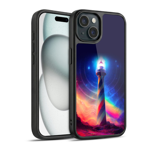 Wumples Cosmic Universe Lighthouse Gel Armour Case For Apple iPhone 15